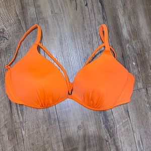 Orange bikini top
